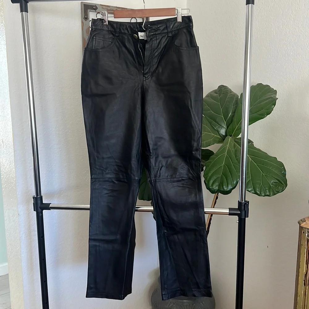 Newport News Leather Pants. Size 10